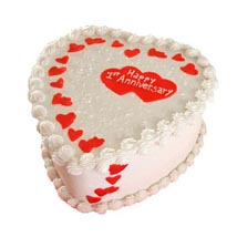 Heart Anniversary Cake 1kg